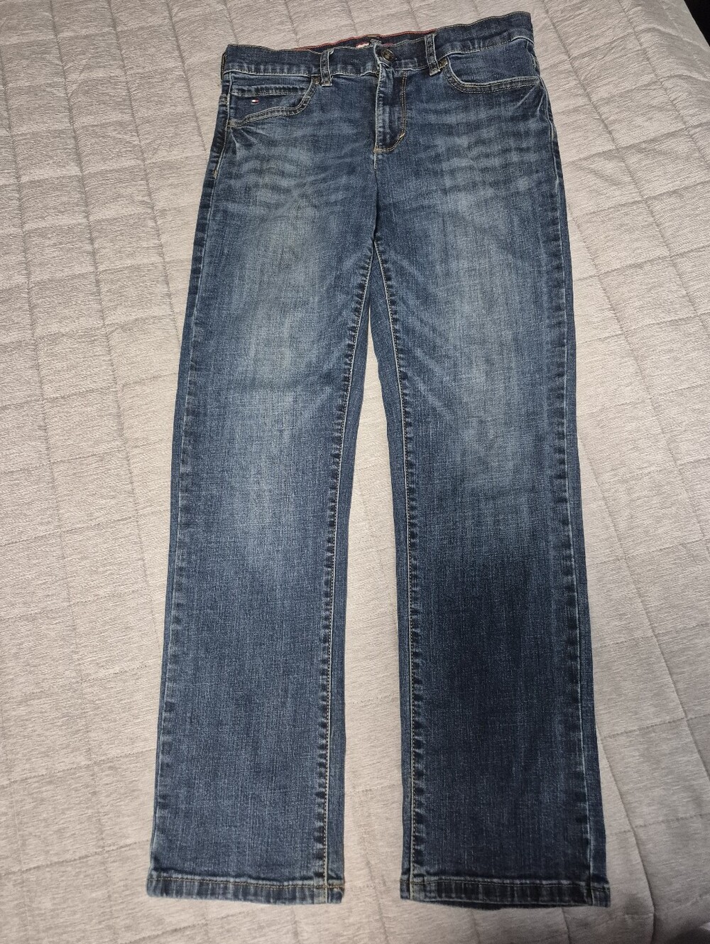 Boy's Blue Straight-Leg Jeans